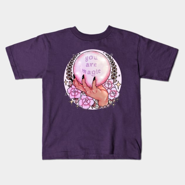 You Are Magic *lilac* Kids T-Shirt by chiaraLBart